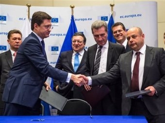 Россия, Украина и ЕС наконец подписали газовое соглашение